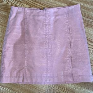 Free people pink skirt